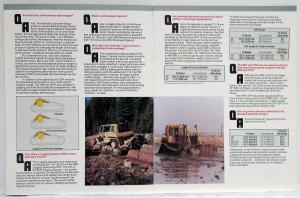 1986-1996 Caterpillar D6H and D7H Questions and Answers Sales Brochure