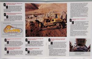 1986-1996 Caterpillar D6H and D7H Questions and Answers Sales Brochure