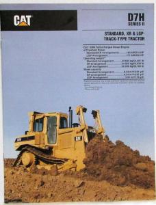 1993 Caterpillar D7H Series II Standard XR and LGP Track-Type Sales Brochure