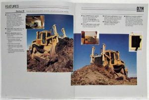 1991 Caterpillar D7H Series II Track-Type Sales Brochure