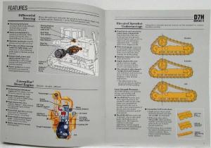 1991 Caterpillar D7H Series II Track-Type Sales Brochure