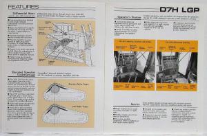 1988 Caterpillar D7H LGP Track-Type Tractor Sales Brochure