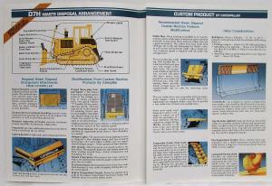 1986 Caterpillar D7H Waste Disposal Arrangement Sales Folder