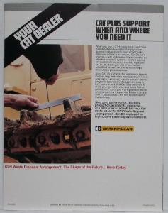 1986-1996 Caterpillar D7H Waste Disposal Shape of the Future Sales Folder