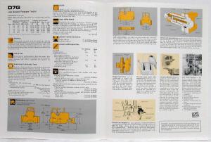 1983 Caterpillar D7G LPG Tractor Sales Spec Folder