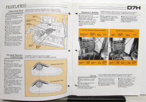 1988 Caterpillar D7H Track-Type Tractor Sales Brochure