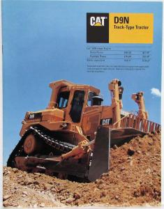 1994 Caterpillar D9N Track-Type Tractor Sales Brochure