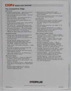 1989 Caterpillar D9N Track-Type Tractor Sales Brochure - REVISED
