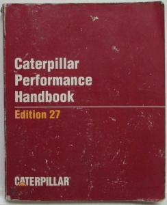 1997 Caterpillar Performance Handbook Edition 27