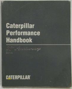 1995 Caterpillar Performance Handbook 25 Anniversary Edition