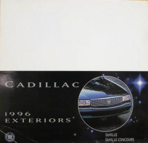 1996 Cadillac DeVille & Concours Exterior Paint Colors Sales Folder Original