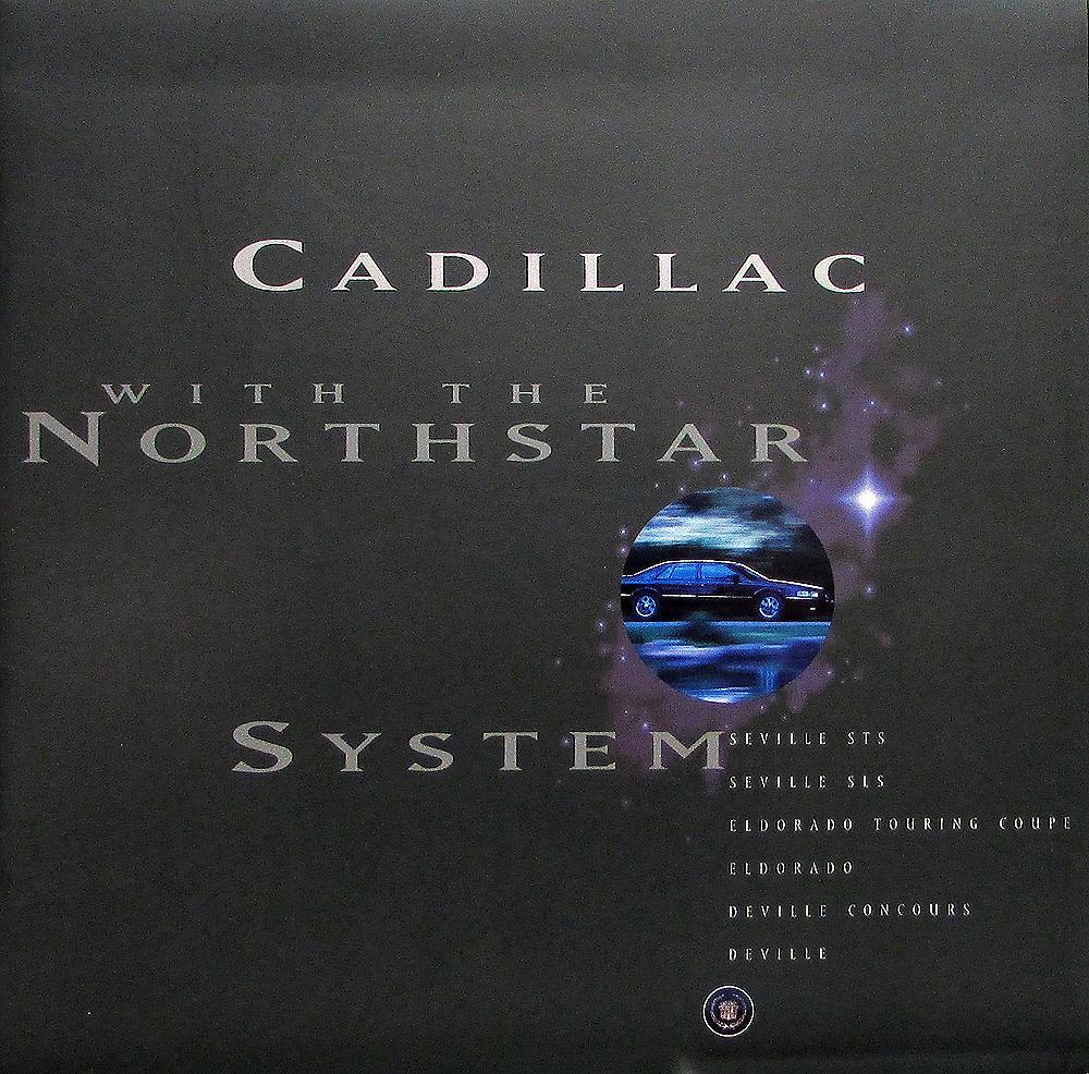 1996 Cadillac Seville Eldorado DeVille Northstar Sales Brochure Original