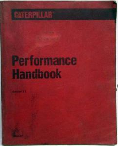 1991 Caterpillar Performance Handbook Edition 21
