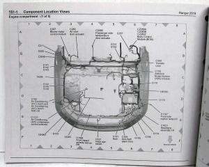 2019 Ford Ranger Truck Dealer Electrical Wiring Diagram Manual