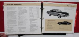 1979 Dodge Data Book Challenger Magnum XE ST Regis Ramcharger Diplomat