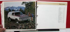 1979 Dodge Data Book Challenger Magnum XE ST Regis Ramcharger Diplomat