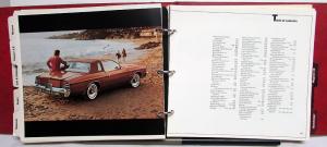1978 Dodge Data Book Challenger Magnum XE Charger SE Ramcharger Monaco Diplomat
