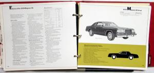 1978 Dodge Data Book Challenger Magnum XE Charger SE Ramcharger Monaco Diplomat