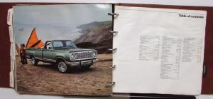 1977 Dodge Data Book Charger SE Ramcharger Royal Monaco LD Trucks Aspen