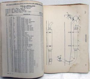 1942-1943 Mack COE LF LH LJ LM Model Series Truck Parts Book - Number 1348