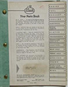 1965-1966 Mack F715LST 2249-58 Model Truck Parts Book - Number 4997