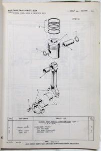 1965-1966 Mack F715LST 2249-58 Model Truck Parts Book - Number 4997