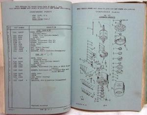 1965-1966 Mack F715LST 2249-58 Model Truck Parts Book - Number 4997