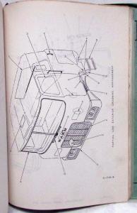 1965-1966 Mack F715LST 2249-58 Model Truck Parts Book - Number 4997