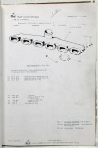 1975 Mack F785T 14845-919 Model Truck Parts Book - Number 3787