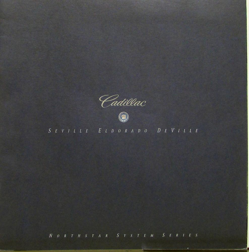 1997 Cadillac Seville Eldorado DeVille Northstar Sales Brochure Small Version
