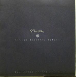 1997 Cadillac Seville Eldorado DeVille Northstar Sales Brochure Small Version