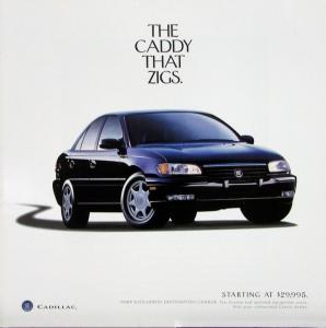 1997 Cadillac Catera Sales Brochure Folder Original