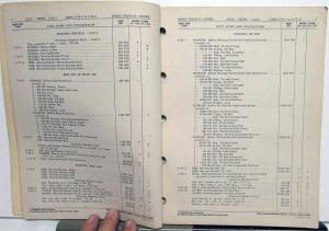 1948 Dodge Route Van Dealer Advance Parts List Book B1DU B1EU Original