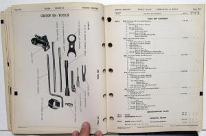 1946 1947 Dodge Truck Dealer Parts List Book WJ WK WR Series Heavy Duty Original