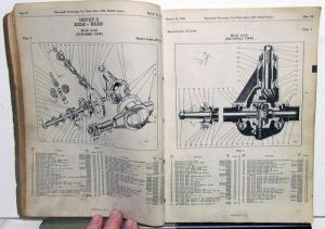 1940 Plymouth Dealer Passenger Car Parts List Book Catalog P9 P10 Models Orig