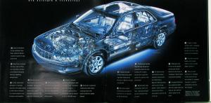 1998 Cadillac Seville SLS STS Sales Brochure Oversized Original