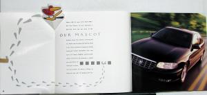 1998 Cadillac Catera Sales Brochure & Paint Chip Sheet Oversized Original