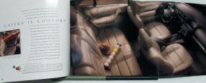 1998 Cadillac Catera Sales Brochure & Paint Chip Sheet Oversized Original