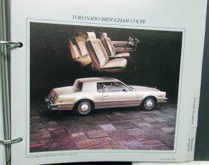 1981 Oldsmobile Color Trim Toronado Omega Cutlass Delta 99 Royale Custom 98