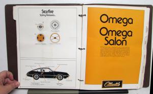 1975 Oldsmobile Advance Ordering Information Toronado Starfire Cutlass 98 Omega
