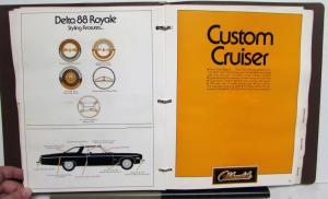 1975 Oldsmobile Advance Ordering Information Toronado Starfire Cutlass 98 Omega