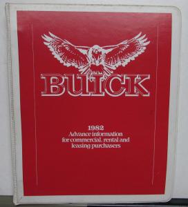 1982 Buick Advance Information Regal LeSabre Riviera Century Electra Skylark