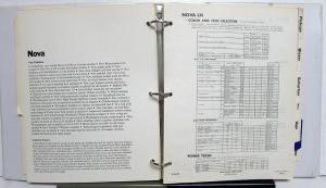 1975 Chevrolet Dealer Fleet Buyers Guide Chevelle Camaro Nova Blazer Pickup