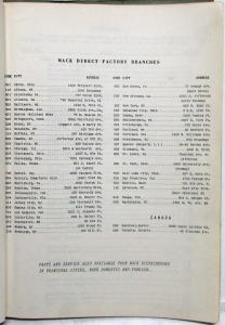 1953 Mack H61T Truck END673 and NHB Engine Parts Book - Number 2185