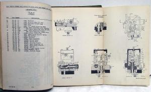 1953 Mack H61T Truck END673 and NHB Engine Parts Book - Number 2185