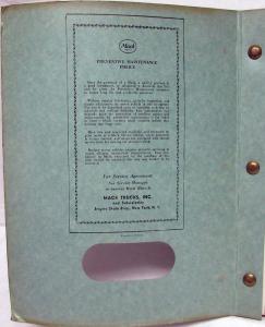 1956 Mack H62T Model Truck Parts Book - Number 2346