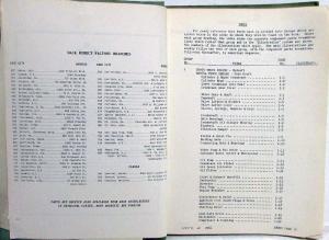 1956 Mack H62T Model Truck Parts Book - Number 2346