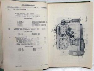 1956 Mack H62T Model Truck Parts Book - Number 2346