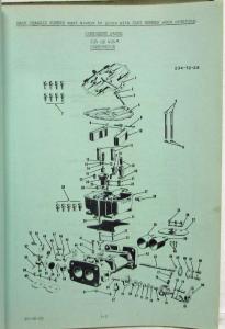 1956 Mack H62T Model Truck Parts Book - Number 2346