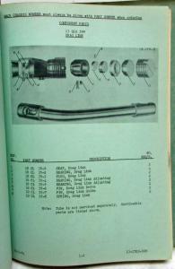 1956 Mack H62T Model Truck Parts Book - Number 2346